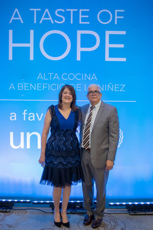 Jeannette Giudicelli de Barinas y José Barinas.