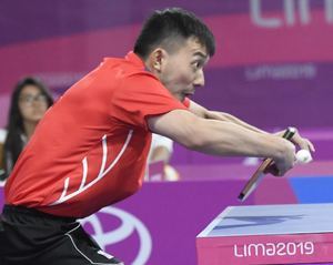 Jiaji Wu, plata en sencillos tenis de mesa en Panam