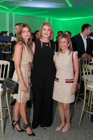 Johanny Benito, Mercedes Cabrera y Cecile Morales.