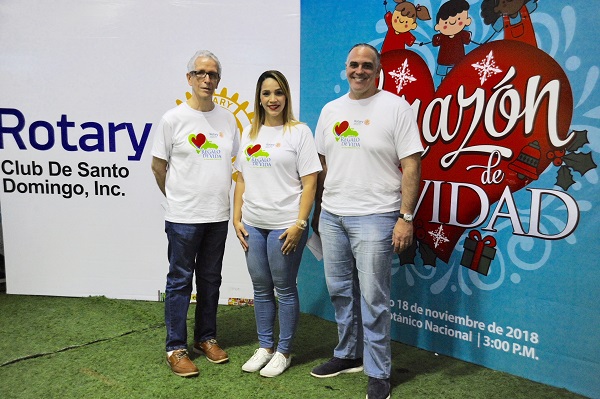 Jordi Gassó, Paola Rosado de Holguín y Osvaldo Holguín