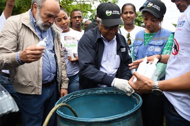 Primera jornada nacional de eliminación de criaderos del mosquito transmisor de la enfermedad del Dengue.