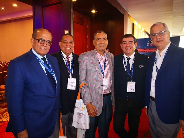 José Silié Ruíz,  Luis Pichardo, Diógenes Santos, Frank Chavez y Enrique Cantizano