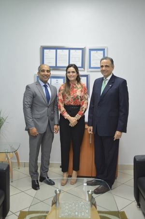 José Armando Tavárez, Gabriella Haché y Máximo Vidal.