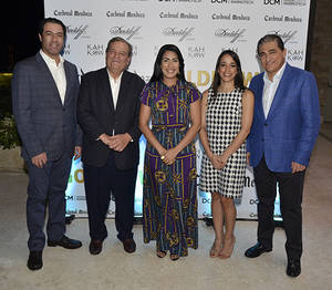 José Manuel Santelises, Hendrik Kelner, Carolina Ovalle, Stephanie Tavarez y Ricardo Subero Isa.