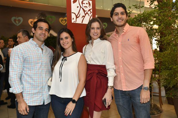 Julio Alfaro, Barbara Senges, Cecilia Svoboda y José Geara.