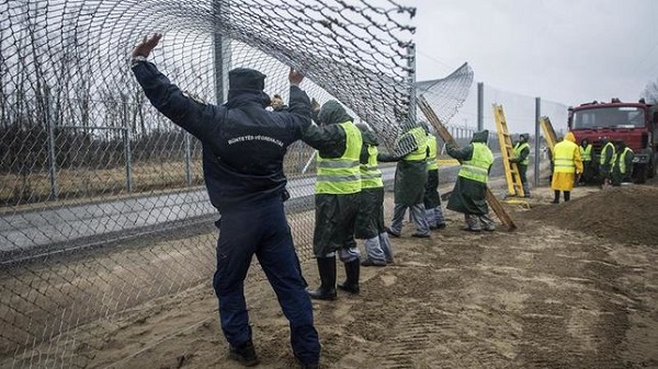 Cierre de frontera en Hungría