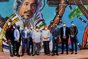 Cultura honra a Pacheco, con salsa y un mural, dignos de su obra musical 