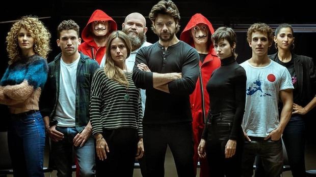 Serie La Casa de Papel.