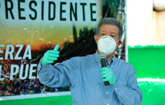 Candidato presidencial de la Fuerza del Pueblo, Leonel Fernández.