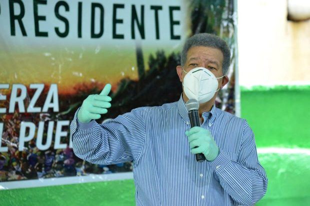 Candidato a la Presidencia de la República Dominicana por La Fuerza del Pueblo (FP), Leonel Fernández.