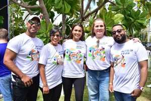 Liondy Ozoria,Odile Villavizar, Caroline Aquino, Jatnna Tavárez y Ariel Santana.