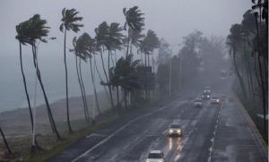 Vaguada y onda tropical provoca aguaceros con tormentas eéctrica y ráfagas de viento
 