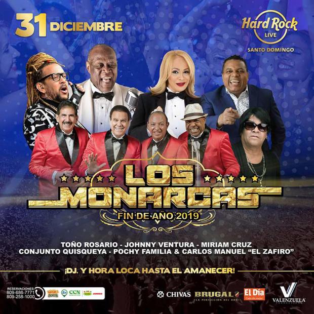 Este concierto de fin de año contará con la participación de los artistas: Toño Rosario, Johnny Ventura, Miriam Cruz, Concjunto Quisqueya, Pochy Familia y Carlos Manuel “El Zafiro”; Además tendrá Dj y hora loca hasta el amanecer. 