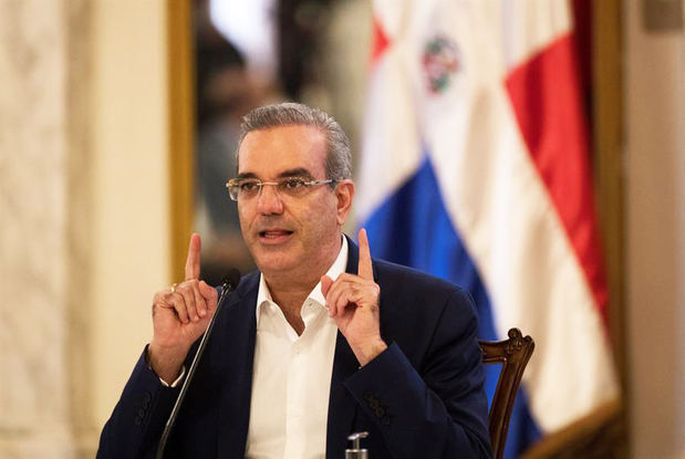 En la imagen, el presidente de República Dominicana, Luis Abinader.