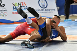 Lucha greco, oro, plata y tres bronces en Juegos Bolivarianos