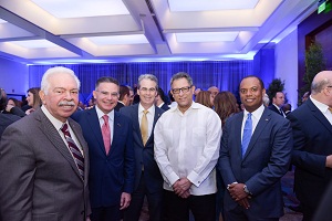 Luis Molina Achecar, Pedro Brache, René Grullón , Felucho Jimenez y Mario Torres