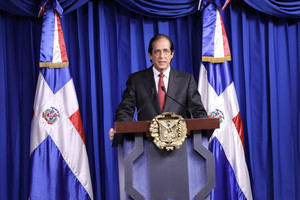 Ministro de la Presidencia, Gustavo Montalvo.