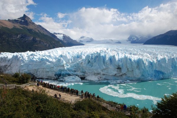 El glaciar Perito Moreno.