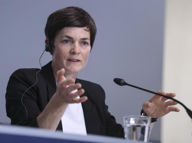 La exregatista británica Ellen MacArthur, impulsora de la economía circular desde la fundación a la que da nombre, en Oviedo.