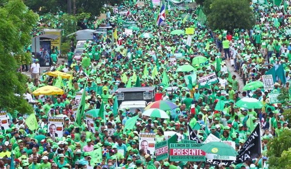 Marcha Verde se manifiesta en Santo Domingo, República Dominicana. 