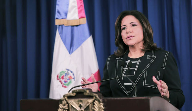 Vicepresidenta de la República, Margarita Cedeño.