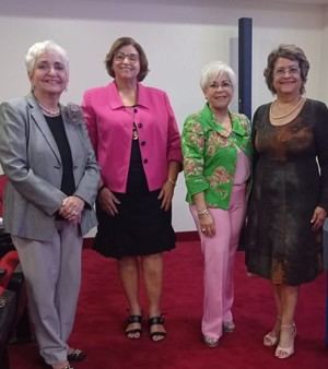 Margarita Mendoza, Dania Goris, Madeline Capellán y Verónica Sención.