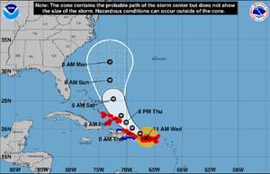 El ojo del hurac&#225;n Mar&#237;a sale de Puerto Rico tras inundar la isla