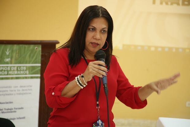 Martha Norys Pantaleón del Ministerio de Trabajo