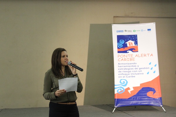 Melanie Benoit, especialista Escuela Segura, proyecto Ponte Alerta Caribe