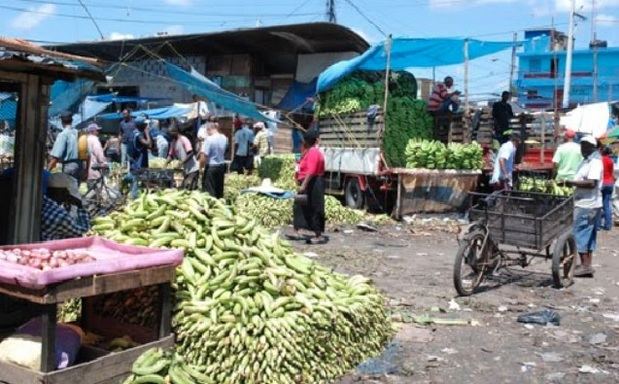 Mercado sucio en el Distrito Nacional.