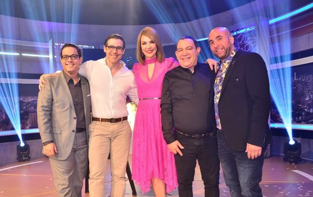 Luis José Germán,  José Guillermo Cortines, Milagros Germán, Kenny Gruñón e Irving Alberti.