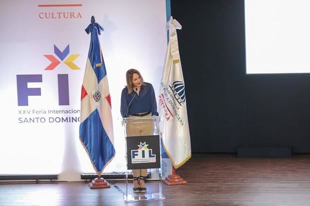 Milagros Germán, ministra de Cultura.