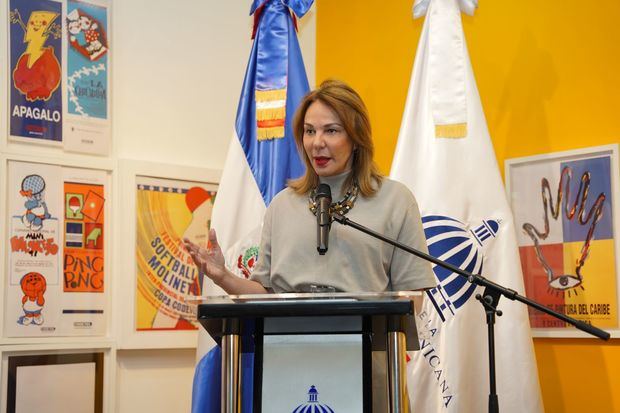 Milagros Germán, ministra de Cultura.