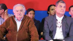 Mujica y Correa reflexionan en Montevideo sobre la actualidad de la izquierda