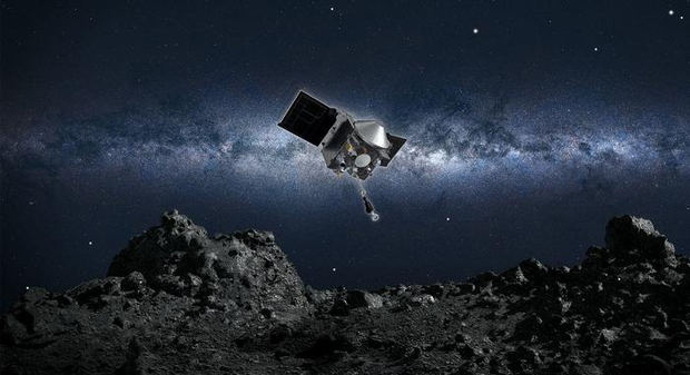 Sonda de la NASA recogió muestras suficientes del asteroide Bennu.