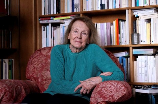 Fotografía de archivo de la escritora francesa Annie Ernaux, ganadora del Premio Nobel de Literatura 2022.