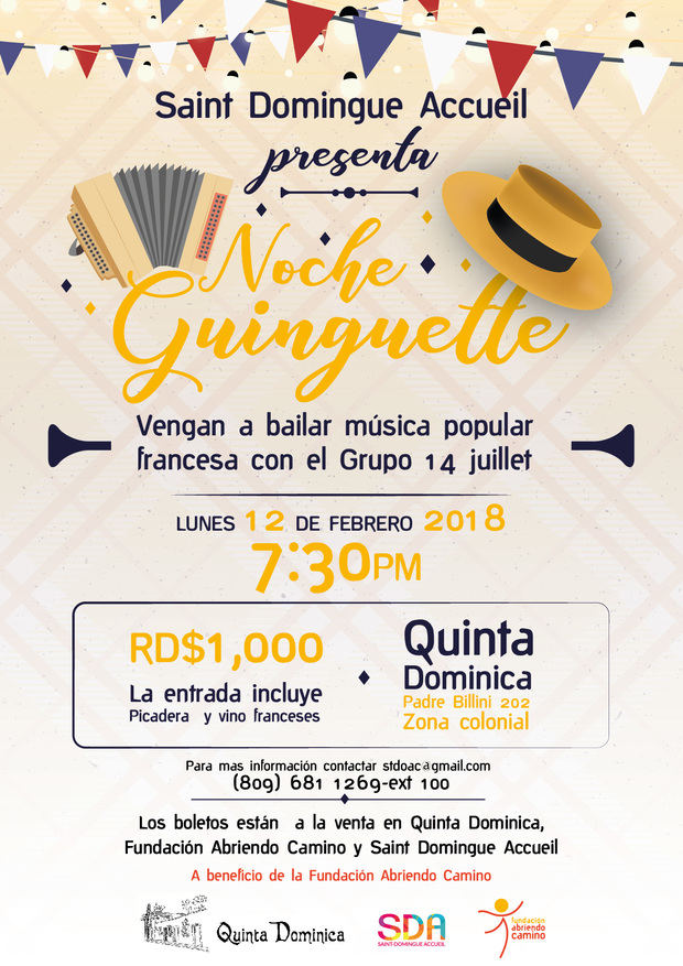 Afiche Noche Guinguette