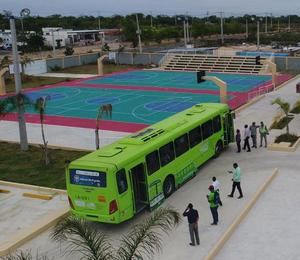 Desde hoy OMSA brindará transporte a fanáticos del Baloncesto Superior del Distrito Nacional