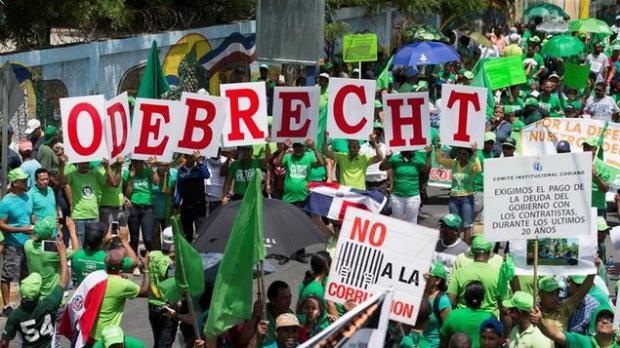 Protestas en contra de Odebrecht