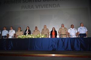 MIDE sortea bonos a miembros de las Fuerzas Armadas