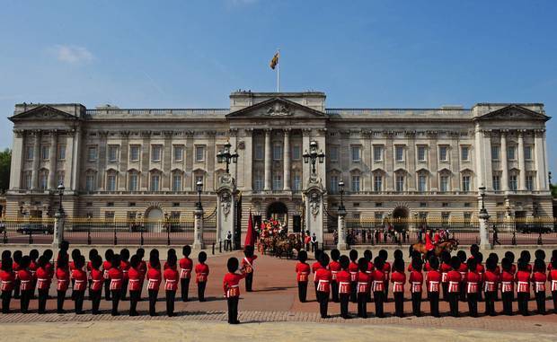 Palacio de Buckingham en Londres. 
