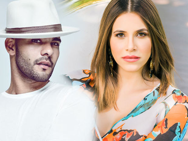 Cantante Gabriel y Pamela Sued.