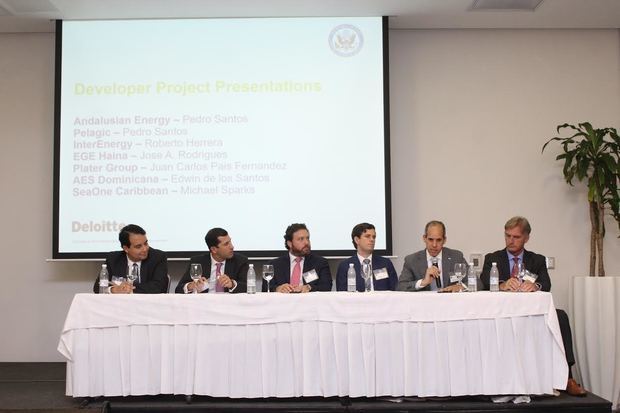 Panel de representantes del sector eléctrico RD.