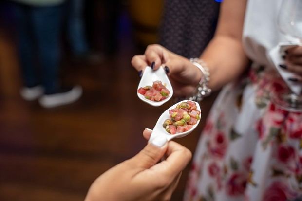 Parte de la Gastronomía degustada en el encuentro.