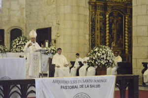 Arzobispo de Santo Domingo preside misa 31 Jornada Mundial del Enfermo en la Catedral Primada de América.