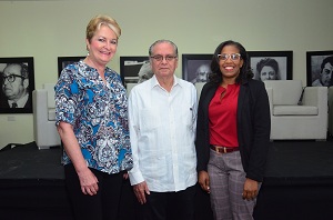 Patricia Lyons, Jorge Ruíz y Nikauly Vargas