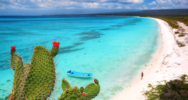 Vista de Playa en Pedernales, ubicada en el suroeste del país y hace frontera con Haíti.