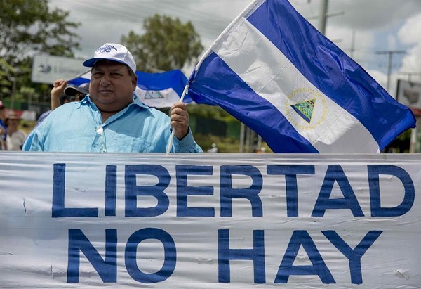 Periodistas nicaraguenses en marcha