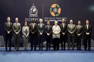 Delegados de la República Dominicana y Embajada Dominicana en la India participan en 90va Asamblea General de la Interpol en Nueva Delhi.