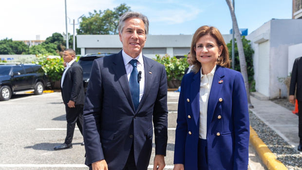Antony Blinken y Raquel Peña visitan el ICDA.